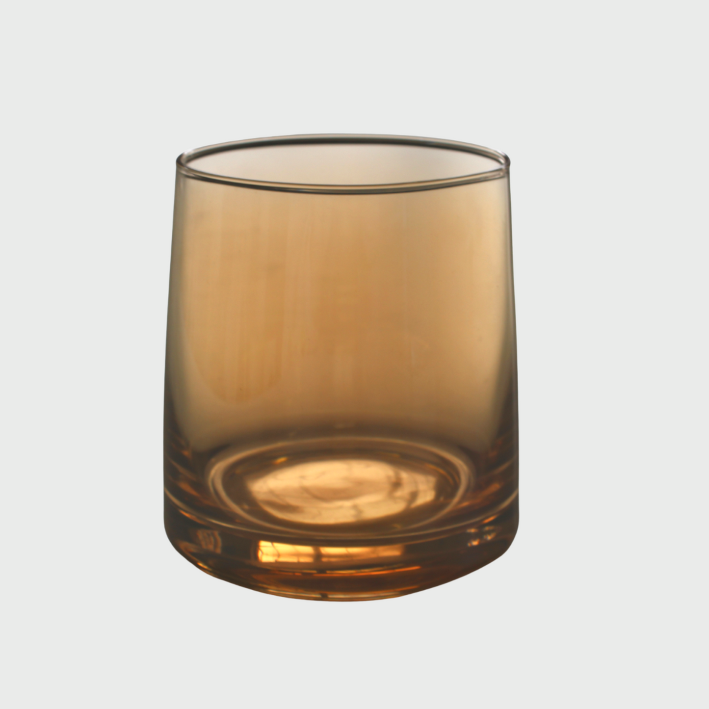 Nordic Style Coloured Tumbler Glass - Amber