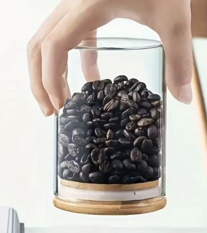 Set of 6 250ml Glass Seasoning Jars with Marker