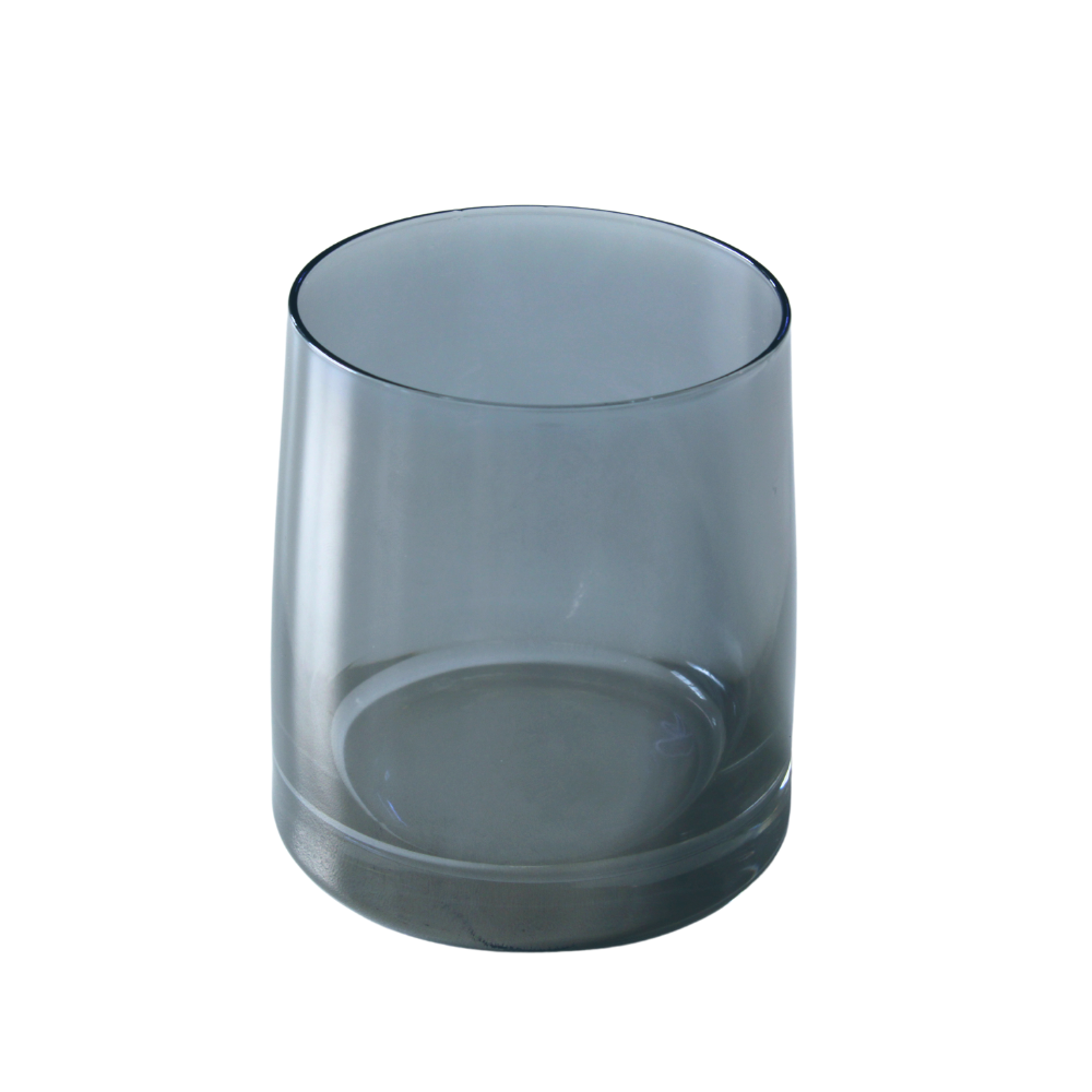 Nordic Style Coloured Tumbler Glass - Ash - Pack of 4