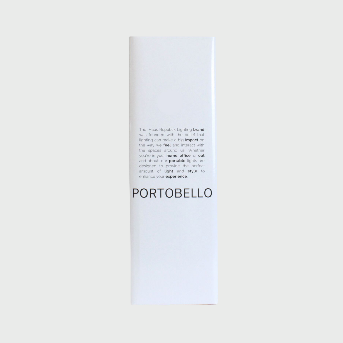 Portobello Portable And Rechargeable Lamp - White