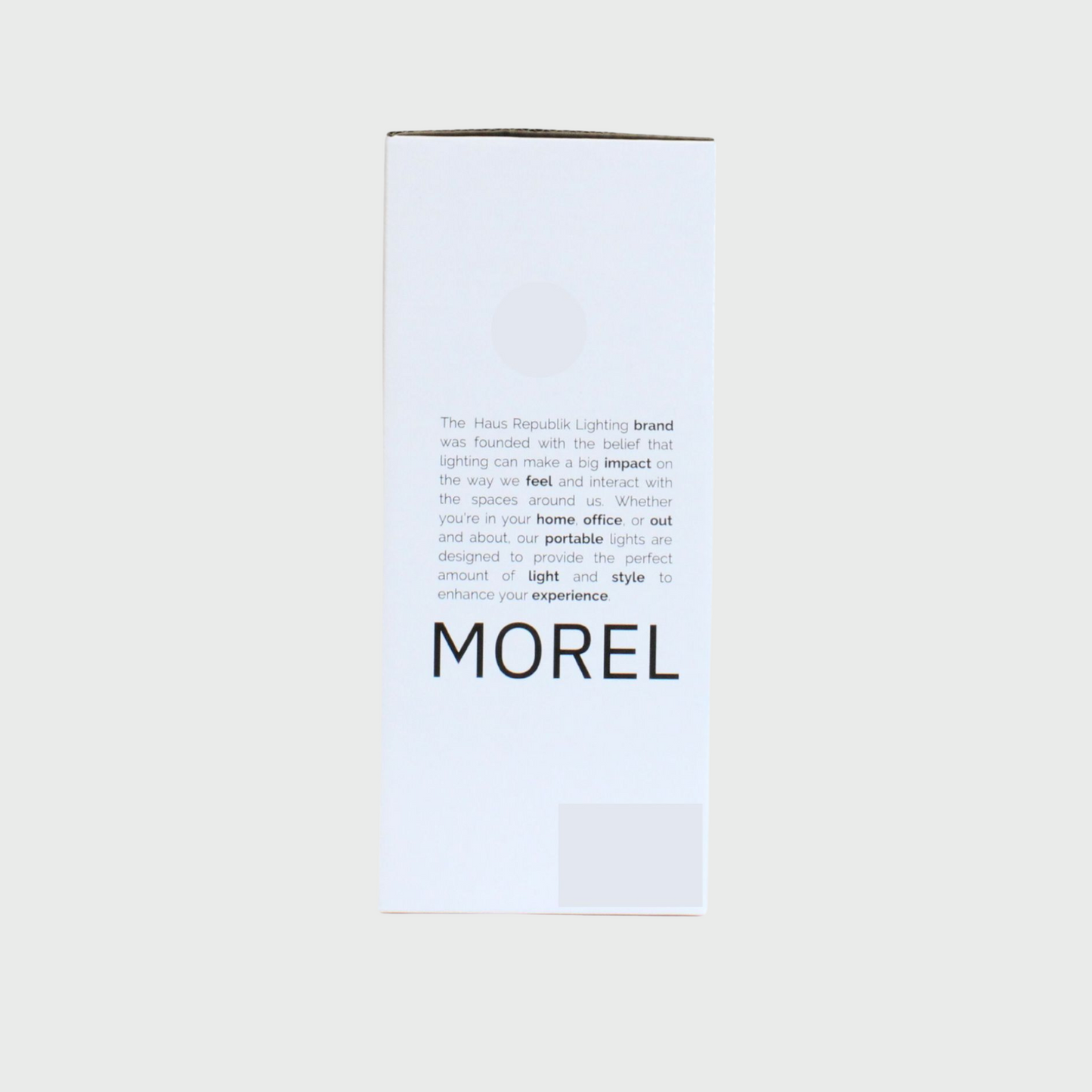 Morel Portable And Rechargeable Lamp - Silver