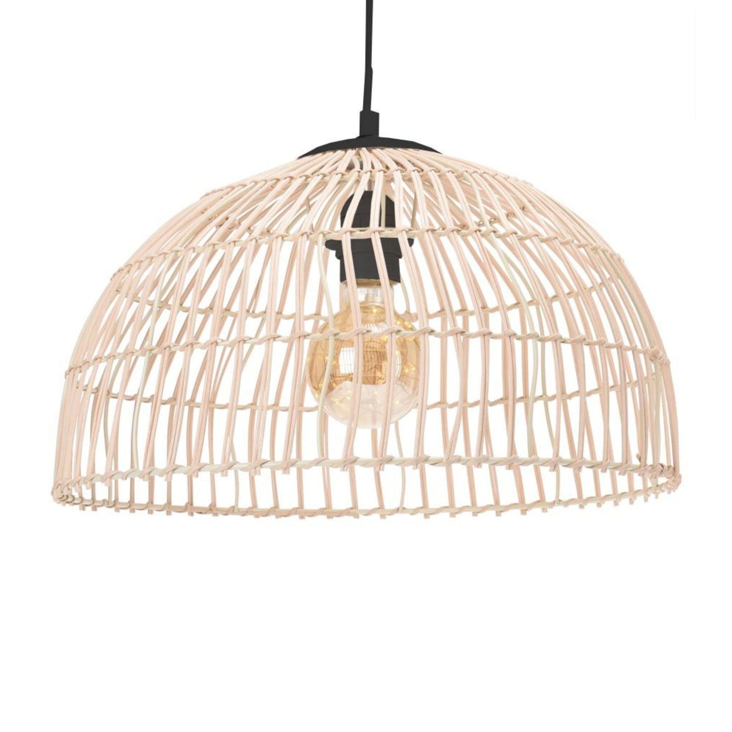 Woven Rattan Hanging Lamp - 40x22cm