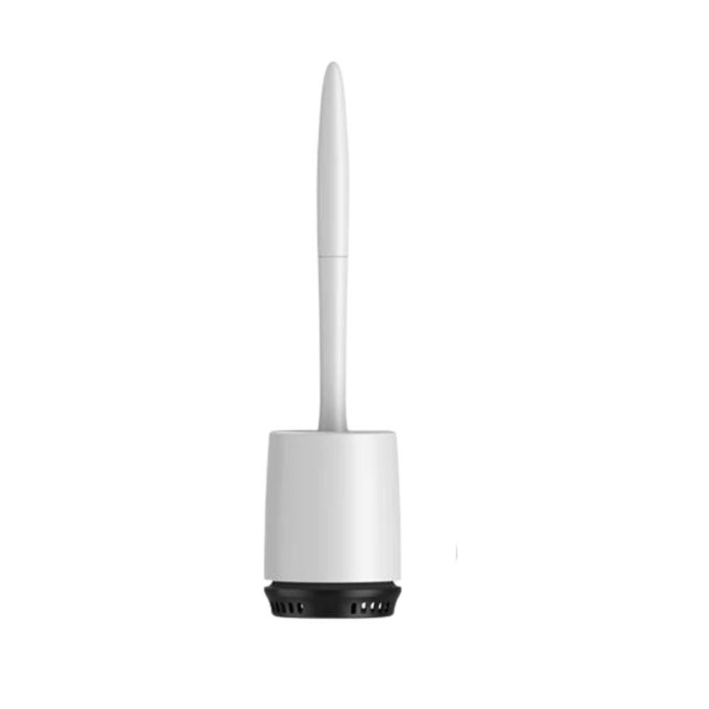 Silicone Bristle Toilet Brush With Floor Stand